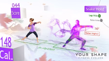 Your shape fitness evolved ubisoft kinect screen e3