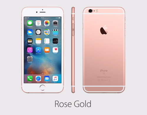 Iphone 6s plus rose gold